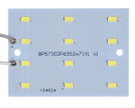 Плата AL 71x52x1 мм 2P6S 300 мА SMD 5730 Прямоугольная (белый 6500K), 1шт