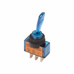 Тумблер 12V 20А (3c) ON-OFF однополюсный с синей подсветкой (ASW-13D) REXANT, 10шт