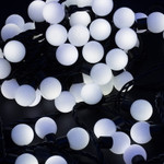 Гирлянда Мультишарики Ø23 мм, 10 м, 80 LED БЕЛЫЙ, черный Каучук, IP65, постоянное свечение, 230В соединяется NEON-NIGHT (нужен шнур питания 315-000), 1шт