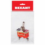Тумблер 250V 15А (2c) ON-OFF однополюсный (KN-101) REXANT Индивидуальная упаковка 1 шт, 1шт