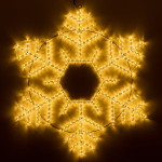 Фигура ARD-SNOWFLAKE-M10-1000x900-576LED Warm (230V, 35W), 1шт