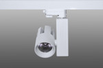 Трековый светодиодный светильник DT-197 (20W, 4100K, трехфазный, белый корпус), 1шт