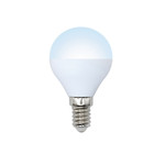 Led-g45-11w/dw/e14/fr/nr лампа светодиодная. форма “шар”, матовая. серия norma. дневной белый свет (6500K). Картон. ТМ Volpe, 1шт
