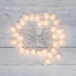 Гирлянда светодиодная Шишки 5 м, 30 LED, прозрачный ПВХ с контроллером, цвет свечения теплый белый NEON-NIGHT, 1шт