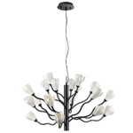 5090⁄18 MODERN ODL25 черный матовый/белый/фарфор Люстра G4 LED 18*5W GARDI, 1шт