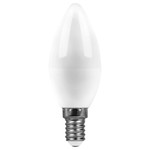 Лампа светодиодная, 15W 230V E14 4000K C37, SBC3715, 1шт