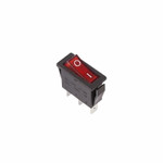 Выключатель клавишный 250V 15А (3с) ON-OFF красный с подсветкой (RWB-404, SC-791, IRS-101-1C) REXANT, 10шт