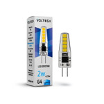 Светодиодная лампа Voltega VG9-K1G4cold2W (G4, 4000K, 2Вт), 1шт