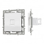Механизм компьютерной розетки SCT-MPC1-PL-WH (RJ-45, CAT6) (Arlight), 1шт