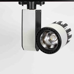 Светодиодный светильник трековый LDD-145-30, черно-белый корпус (30W, 220V) (теплый белый 3000K), 1шт