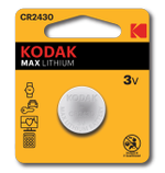 Батарейки Kodak CR2430-1BL MAX Lithium, 1шт