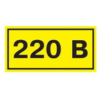 Символ “220В” 38х90 IEK YPC10-0220V-3-021, 1шт