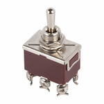 Тумблер 250V 15А (6c) (ON)-OFF-(ON) двухполюсный (KN-223) REXANT, 10шт