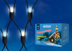 Uld-n2015-288/sbk white-blue ip67 сетка светодиодная, статическое свечение, 2*1,5м. соединяемая. 288 светодиодов. бело-синий свет. провод черный. tm u, 1шт