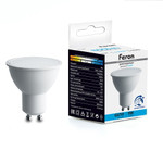 Лампа светодиодная диммируемая, (9W) 230V GU10 6400K MR16, LB-561, 1шт