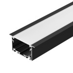 Профиль S2-LINIA69-F-2500 SEAMLESS BLACK, 1шт
