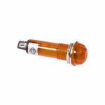 Индикатор ГРАНЕНЫЙ Ø10.2 220V желтый (RWE-205) REXANT, 10шт
