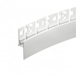 Профиль PLINTUS-FANTOM-BENT-H20-SIDE-2000 WHITE, 2м