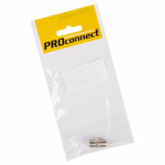 Переходник антенный, (гнездо F - гнездо F), бочка, (1шт) (пакет) PROconnect, 1шт