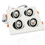 Светодиодный светильник 705H-4*7W (220V, 28W) (теплый белый 3000K), 1шт