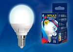 Led-g45 7w/4000k/e14/fr/dim plp01wh лампа светодиодная, диммируемая. форма «шар», матовая. серия яркая. белый свет (4000K). Картон. ТМ Uniel., 1шт
