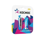 Элемент питания алкалиновый AA/LR6 BP-2 (блист.2шт) КОСМОС KOCLR62BL, 1упак. 2шт