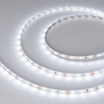 Светодиодная лента RT-A60-8mm 12V White6000 (2 W/m, IP20, 2835, 5m) (Arlight, П2) (белый 6000K), 5м