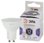 Лампочка светодиодная ЭРА STD LED MR16-12W-860-GU10 GU10 12Вт софит холодный дневной свет, 1шт