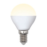 Led-g45-6w/ww/e14/fr/mb plm11wh лампа светодиодная. форма «шар», матовая. серия multibright. теплый белый свет (3000K). 100-50-10. Картон. ТМ Uniel., 1шт
