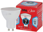 Лампочка светодиодная ЭРА RED LINE ECO LED MR16-7W-840-GU10 GU10 7Вт софит нейтральный белый свет, 1шт