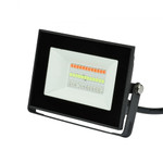 Ulf-f60-20w/rgb ip65 200-240в black прожектор светодиодный. мультиколор. пульт ду (в/к). Корпус черный. TM Uniel, 1шт