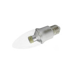 Светодиодная лампа E27 CR-DP-Candle 6W (белый 6000K), 1шт