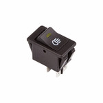 Выключатель клавишный 12V 35А (4с) ON-OFF с желтой LED подсветкой (ASW-17D) REXANT, 10шт