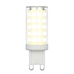 Led-jcd-9w/4000k/g9/cl glz09tr лампа светодиодная, прозрачная. белый свет (4000К). Картон. ТМ Uniel., 1шт
