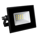Прожектор светодиодный 10W 6500K  AC220-240V/50Hz IP65, черный в компактном корпусе, SFL51-10, ПРОМО, 1шт