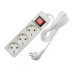 Удлинитель 3х5м с заземл. 16А IP20 3.5кВт ПВС с выкл. Союз 481S-8305, 1шт