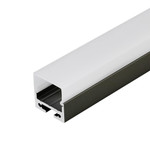 Профиль с экраном SL-LINE-2011M-2500 BLACK+OPAL SQUARE, 1шт