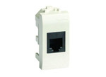 Розетка телефонная СП 1мод. Brava RJ12 бел. DKC 76120B, 1шт