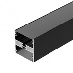Профиль LINE-5050-DUAL-3000 ANOD BLACK (Arlight, Алюминий), 3м