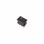 Переключатель клавишный 250V 3А (3с) ON-ON черный Micro (RWB-102) REXANT, 10шт