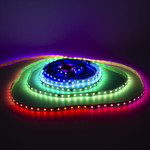 Светодиодная лента 5050, 60 led/m, V700 (RGB-SPI, WS2811, 24V, белый шлейф, IP20) (SPI-RGB), 5м
