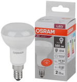 Лампа светодиодная LED Value LV R50 60 7SW/840 7Вт рефлектор матовая E14 230В 10х1 RU OSRAM 4058075581692, 1шт