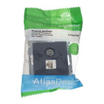 Розетка компьютерная + телевизионная 2-м AtlasDesign RJ45 кат.5E + TV механизм грифель SE ATN000789, 1шт
