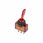 Тумблер 12V 20А (3c) ON-OFF однополюсный с красной подсветкой (ASW-13D) REXANT, 10шт