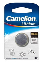Элемент питания литиевый CR2450 BL-1 (блист.1шт) Camelion 3072, 1упак. 1шт