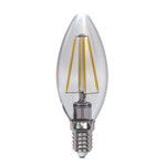 Led-c35-13w/4000k/e14/cl pls02wh лампа светодиодная. форма “свеча”, прозрачная. серия sky. белый свет (4000К). Картон. ТМ Uniel., 1шт