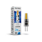 Светодиодная лампа Voltega VG9-K1G4cold2W-12 (G4, 4000K, 2Вт), 1шт