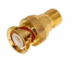 Переход гнездо F - штекер BNC GOLD PROCONNECT, 50шт