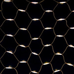 Гирлянда Сеть 2x3м, белый КАУЧУК, 432 LED Белые (шнур питания в комплекте), 1шт