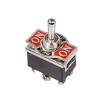 Тумблер 250V 15А (6c) ON-OFF-(ON) двухполюсный (KN-213) REXANT, 10шт